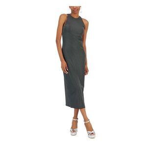 NWT KIT + SKY Womens Midi Dress Black Tie Sleeveless Back Pullover Juniors S